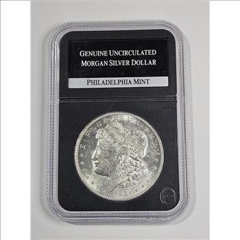 1921 Genuine Uncirculated Morgan Dollar in Slab