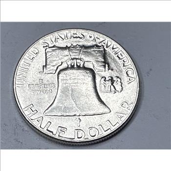 1952 AU Grade Franklin Half Dollar