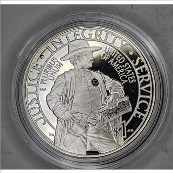 2015 US Marshal Silver Proof Coin 