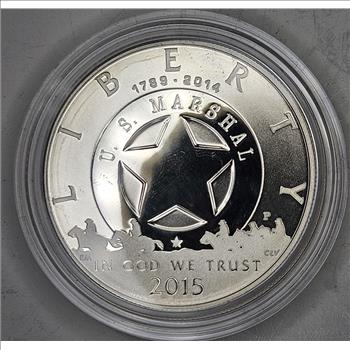 2015 US Marshal Silver Proof Coin 