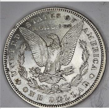 1897 P AU Grade Morgan Silver Dollar