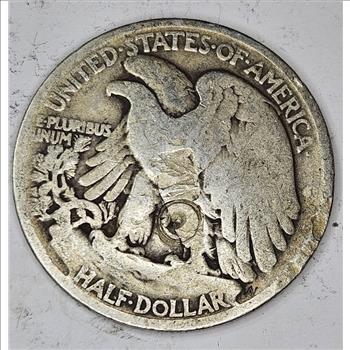 1920 Double Die Reverse Walking Liberty Half Dollar Error Coin