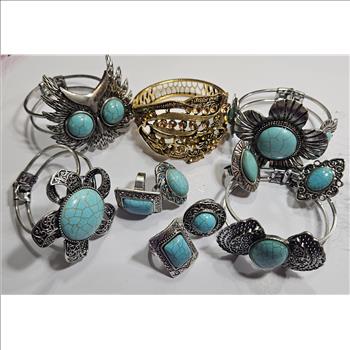 11 pcs Fashion Jewelry Items - Rings and Bracelets