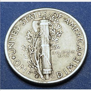 1936 S Mercury Dime