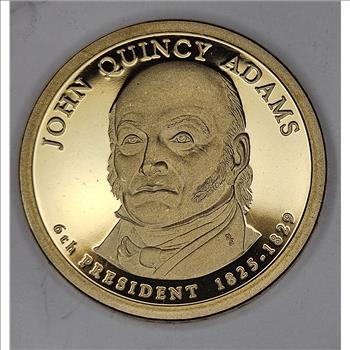 John Quincy Adams Dollar Proof-USA Coin