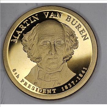 Martin Van Buren Dollar Proof-USA Coin