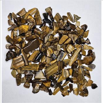 338 grams Natural Tigers Eye Tumble Chips-