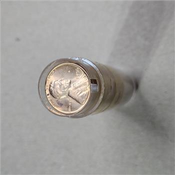 Roll of RED BU 1956 P Lincoln Wheat Cents