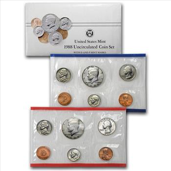 1988 US Mint Set - P & D Sets in OMP