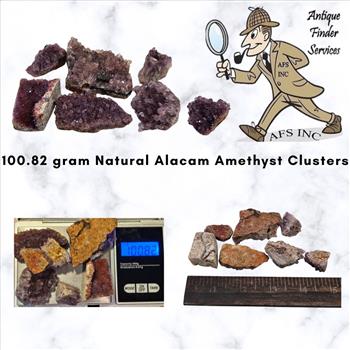 100.82 gram Natural Alacam Amethyst Cluster Parcel