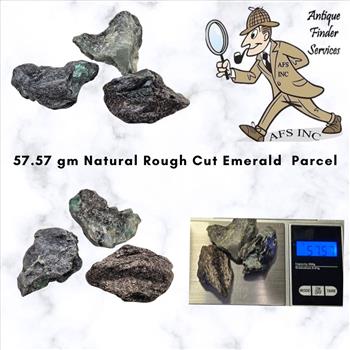 57.57 gram Natural Rough Mine Cut Emerald Specimen Parcel