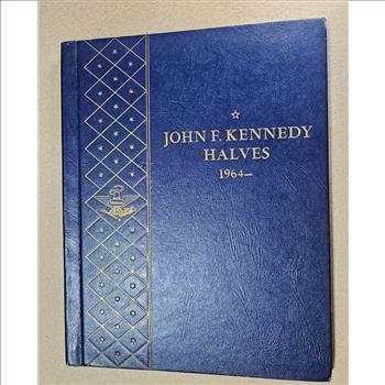 (23) Kennedy Half Dollars in Whitman Book - 40%-90%-Proof Editions 