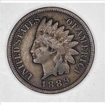 1889 Indian Head Penny- USA Coin