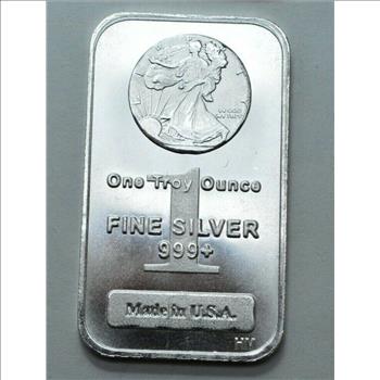 1 oz SIlver Bar - Walking Liberty Design -