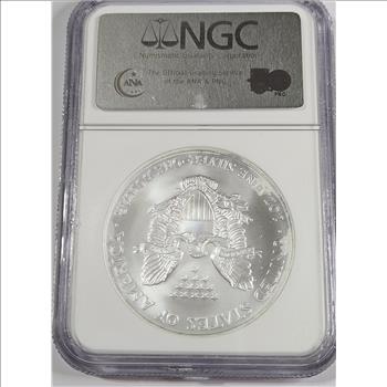 2004 US Silver Eagle MS 69 NGC