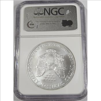 2004 US Silver Eagle MS 69 NGC
