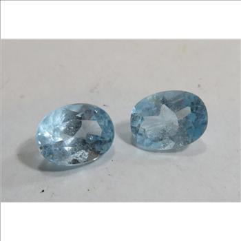 3 tcw. Natural Blue Topaz Gemstones