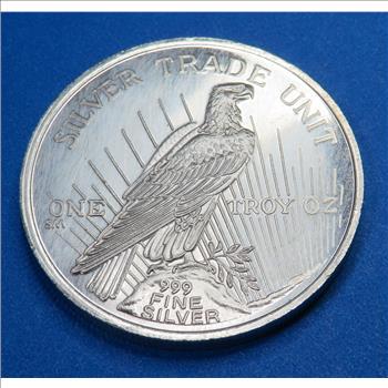 1986 Peace Silver Dollar Design 1 oz Silver Round - Prooflike Fields