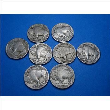 1925-28-35-29-27-29 Buffalo Nickel Lot