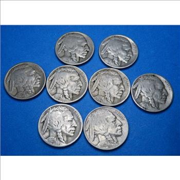 1925-28-35-29-27-29 Buffalo Nickel Lot