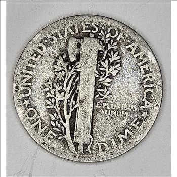 1927 Mercury Dime 90% Silver- USA Coin