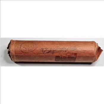 1939 S Old Dealer Wrapped Lincoln Wheat Cent Roll