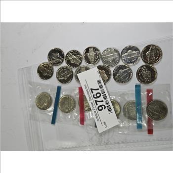 (18) Assorted Date US Mint and Proof Jefferson Nickels