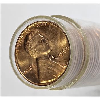 Roll of 1960 P GEM BU RED Lincoln Cent Roll