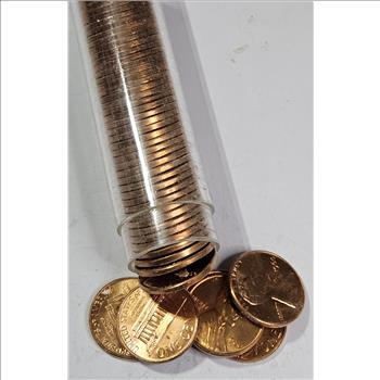 Roll of 1960 P GEM BU RED Lincoln Cent Roll