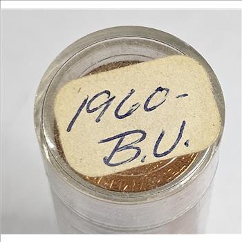 Roll of 1960 P GEM BU RED Lincoln Cent Roll