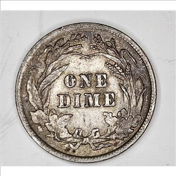 1901 Original AU Barber Dime - Untouched Coin