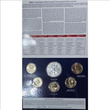 2015 US Mint Silver Eagle Dollar Set in OP