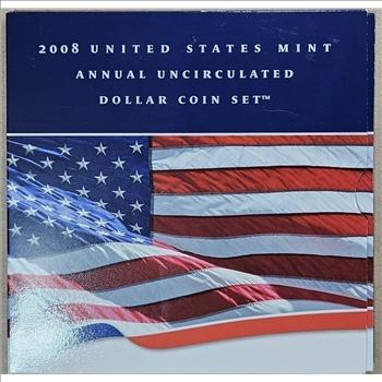 2008 US Mint Dollar Set - w/ Silver Eagle in OMP