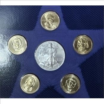 2007 US Mint SILVER Set - Complete in OMB -with Presidential Dollars