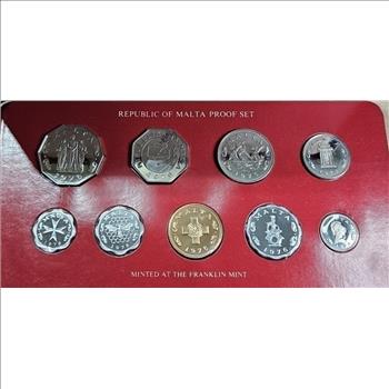 1976 Malta Decimal Set in Case