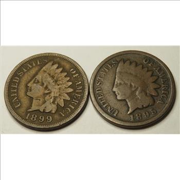 1895-1899 Indian Head Cents 