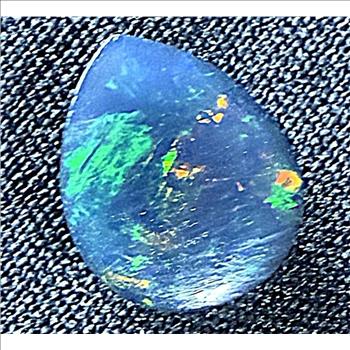 1.48 ct. Natural Dark Welo Opal Cabachon Gemstone - Retail $85 per carat -