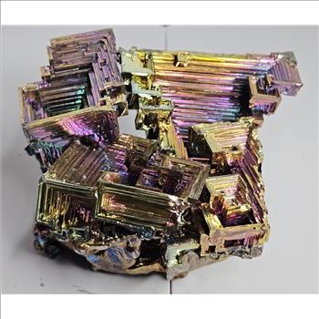 Large Bismuth Rainbow Crystal Structure - Large and Heavy - Not the cheap light small variety! - $395 Retail 