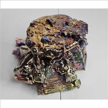 Large Bismuth Rainbow Crystal Structure - Large and Heavy - Not the cheap light small variety! - $395 Retail 