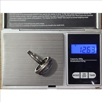 Sterling Silver Blue Cabachon Sodalite Ring -