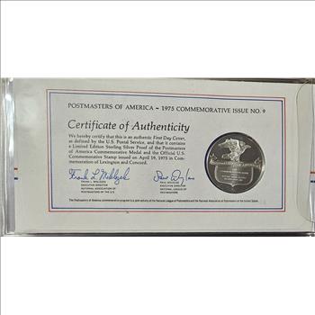 Sterling Silver Mariner 10 Commemorative Proof w/ 1st Day Issue