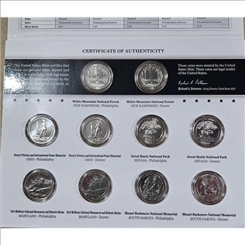 2013 America the Beautiful State Quarter Set in Original Mint Packing