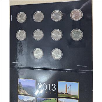 2013 America the Beautiful State Quarter Set in Original Mint Packing