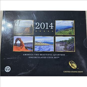 2014 America the Beautiful State Quarter Set in Original Mint Folder