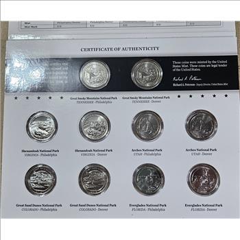 2014 America the Beautiful State Quarter Set in Original Mint Folder
