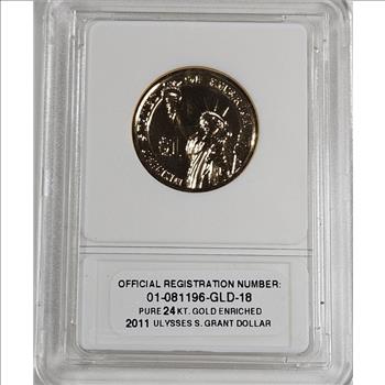 2011 US Grant Gold Enriched Dollar