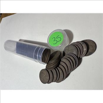 Old Dealers Roll of 1935 p Lincoln Wheat Cents