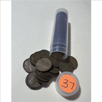 Delaers Roll of 1937 P Lincoln Wheat Cents