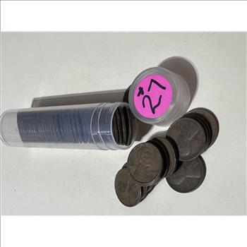 1927 P Dealers Roll of Lincoln Wheat Cents