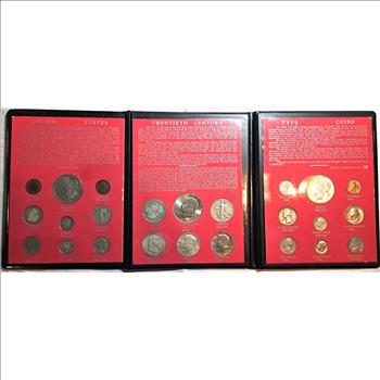 ~RARE~ 20th Century Type Coin set in Trifold Folio -